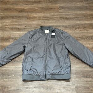 Men's Gray Bomber Jacket